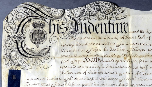 Indenture for John Parmiter