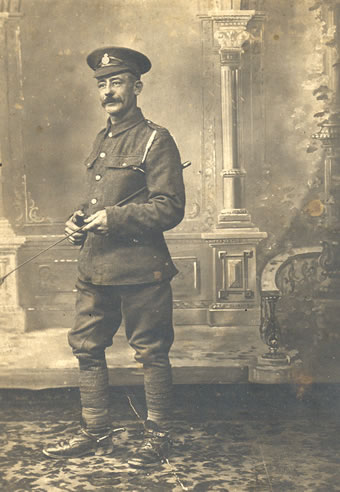 Perce Morris in uniform