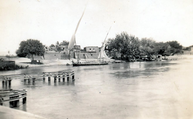 Nile delta and bridge