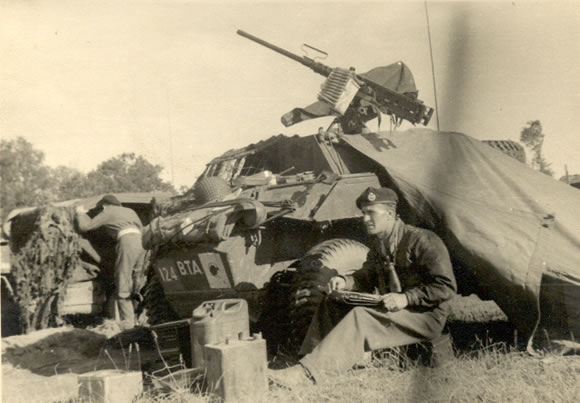 Resting near Caen